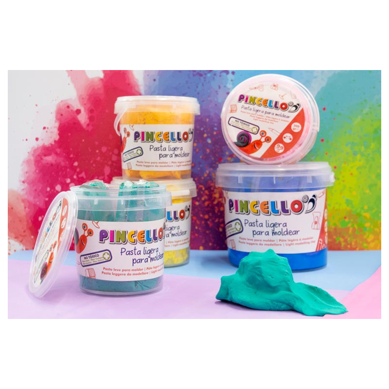 SECCHIELLO PLASTILINA 500GR ASS 12 COLOR