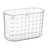BIG SHOWER BASKET TRANSPARENT WITH VENT