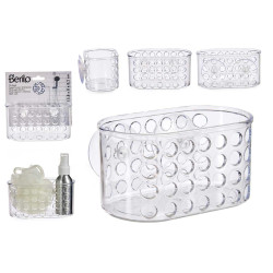 PORTA GEL PEQUENO COM VENTOSA TRANSPAREN