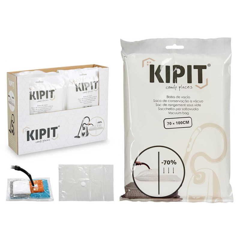 BORSA SOTTO VUOTO TRASPARENTE 70 X 100 C
