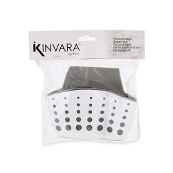 PORTAESTROPAJO COLGAR PLASTICO BLAN GRIS