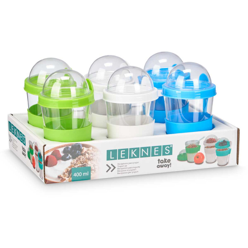 VASO CUCHARA TAPA 400ML SURT 3 COL