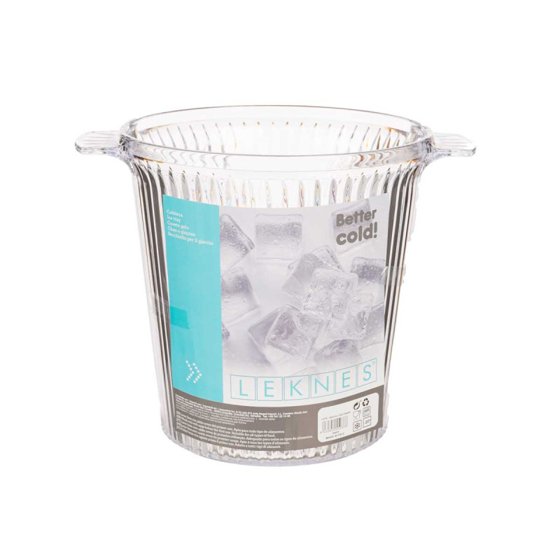 CUBITERA RAYADA PLASTICO TRANSPARENTE