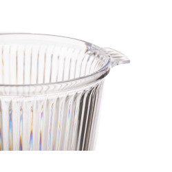 PORTA GELO RISCAS PLASTICO TRANSPARENTE