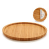 BAMBOO ROUND SMALL PLATE APPETIZER