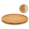 BIG ROUND BAMBOO PLATE APPETIZER
