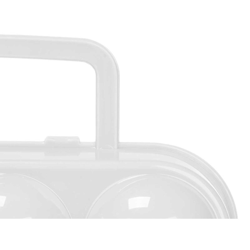 EGG CUP HANDLE 12 SPACES WHITE