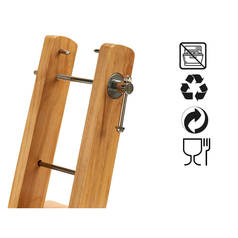 SUPORTE PRESUNTO DUPLO BRAÃO NATURAL MAD