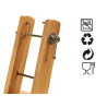 JAMONERO DOBLE BRAZO NATURAL MADERA PINO