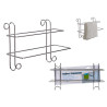 SUPPORT PORTE PORTE SERVIETTES DOUBLE