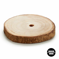 SUPPORTO DI LEGNO ROTONDO DIAMETRO 16 CM