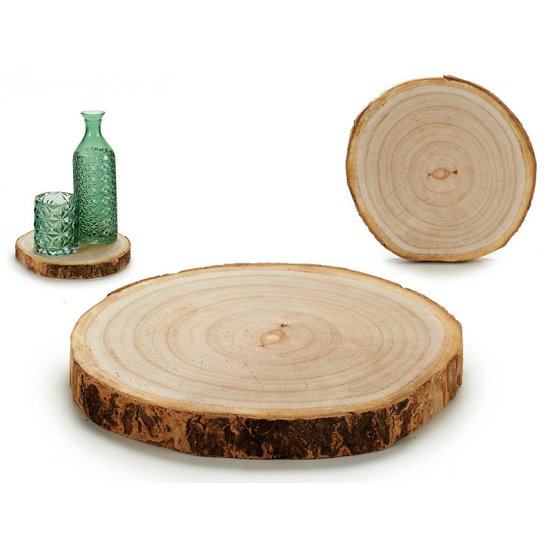 SUPPORTO DI LEGNO ROTONDO DIAMETRO 21 CM