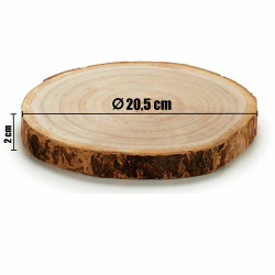 SUPPORTO DI LEGNO ROTONDO DIAMETRO 21 CM