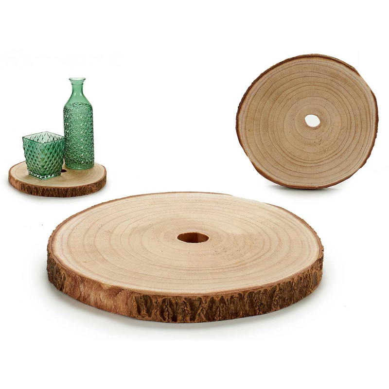 SUPPORTO DI LEGNO ROTONDO DIAMETRO 25CM