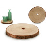 SUPPORT EN BOIS ROND DIAMETRE 25 CM