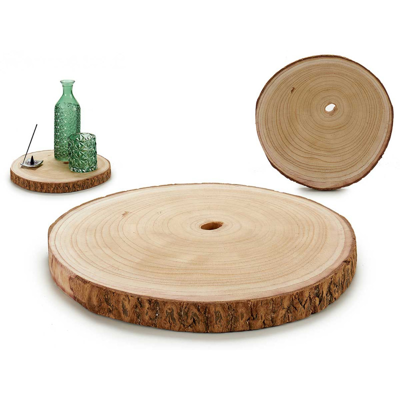 SUPPORTO DI LEGNO ROTONDO DIAMETRO 29 CM