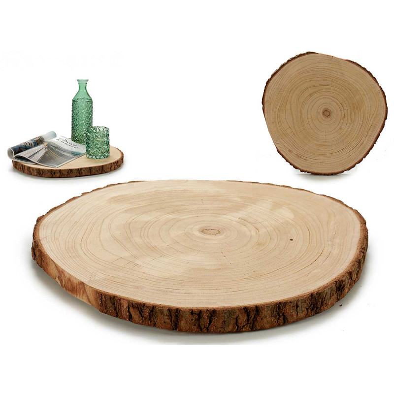 SUPPORTO DI LEGNO ROTONDO DIAMETRO 39 CM
