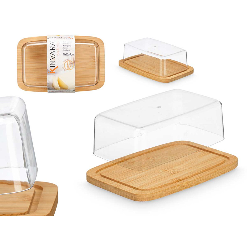 BAMBOO BUTTER DISH
