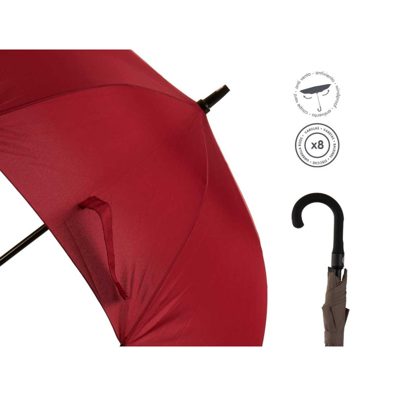 GUARDA CHUVA CABO PRETO SORT 3 COR ESC