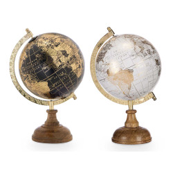 GLOBO TERRESTRE 15CM SORT 2 DOURADO