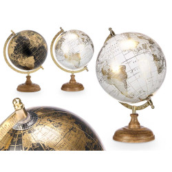 GLOBO TERRAQUEO 20CM SURT 2 ORO