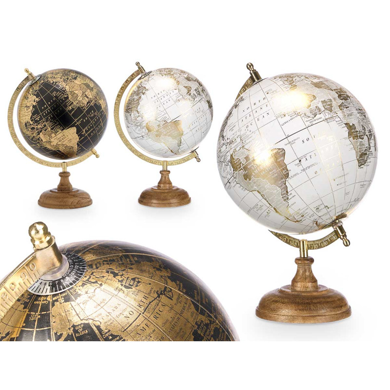 GLOBE 20 CM DIAMETER MATE ASSORTED 2 