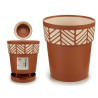 VASO PLASTICA 15 CM ORFEO TERRACOTTA