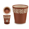 PLASTIC FLOWERPOT 20 CM ORFEO TERRACOTTE