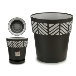 VASO PLASTICA 25 CM ORFEO ANTRACITE