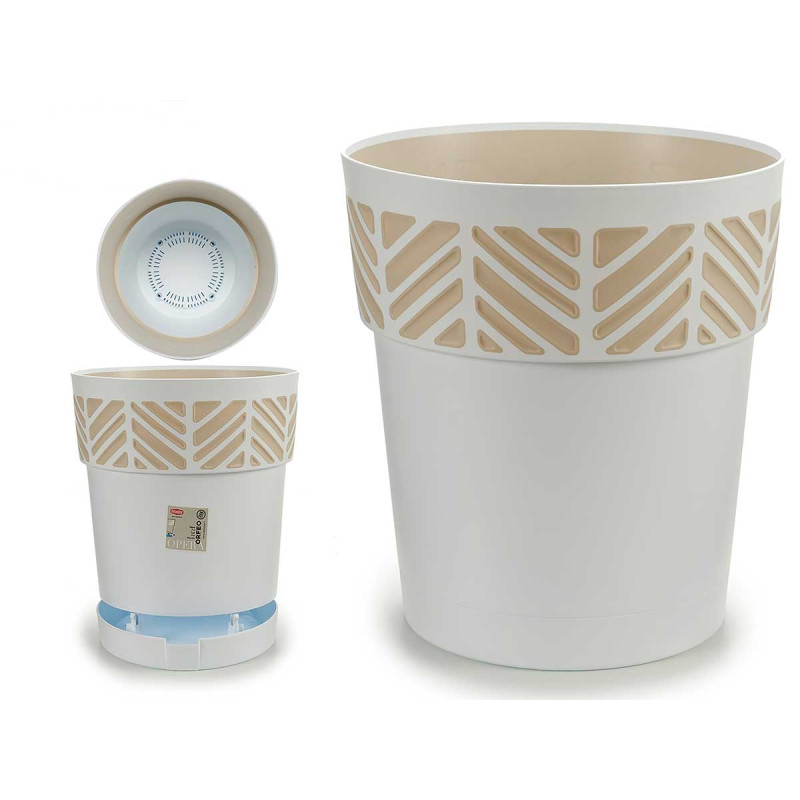 VASO PLASTICA 30 CM ORFEO BIANCO