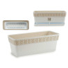 PLASTIC WINDOW BOX 50 CM ORFEO WHITE