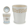 VASO PLASTICO 20 CM CLOE BRANCO