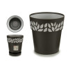 VASO PLASTICO 20 CM CLOE ANTRACITE
