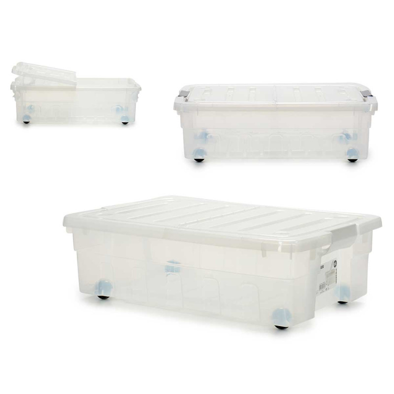 BAJO CAMA 30L RUEDAS Y TAPA ABATIBLE S2