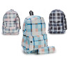 SCHOOL BAG WITH PENCIL CASE SQUARES M3