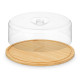 ROUND CHEESE DISH BAMBOO