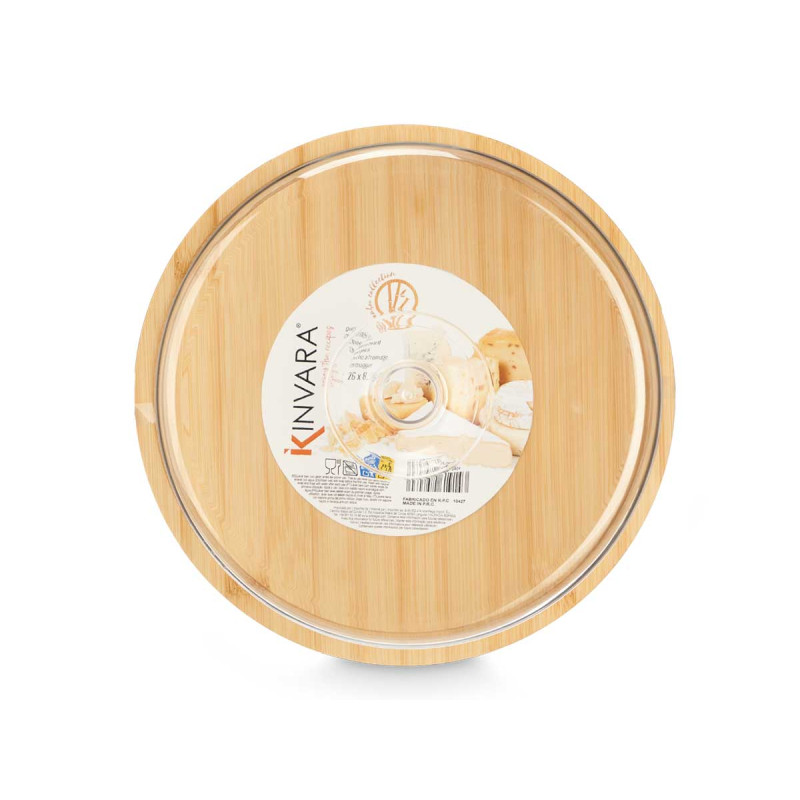 PLATEAU À FROMAGE ROND BAMBOU