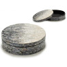 25CM DARK ROUND NACAR BOX 
