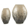 NACAR WIDTH VASE GREY DEGRADED 38CM