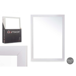ESPEJO BLANCO 50 X 70 CM