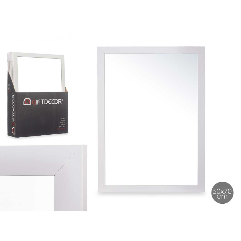 SPECCHIO BIANCO 50 X 70 CM