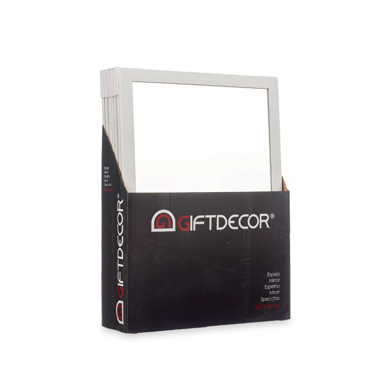 MIROIR BLANC 50 X 70 CM