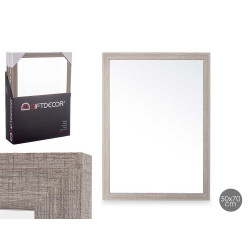 MIRROR GREY 50 X 70 CM