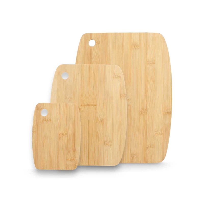 SET 3 TABLAS CORTE BAMBU