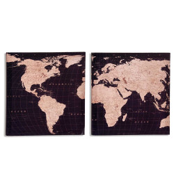 TOILE 28X28 CM MAPAMUNDI SET 2