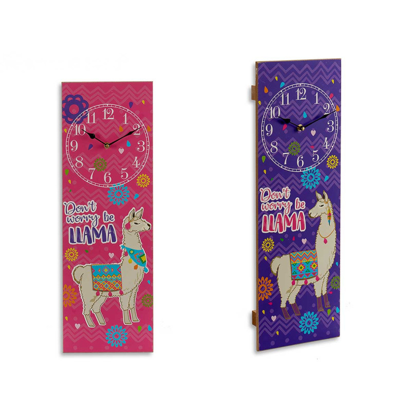 RECT WOODEN CLOCK BLAZE SURT2 20X60X2
