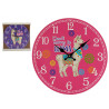 RELOJ MADERA REDONDO LLAMA SUR2 33DIAM