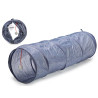 TUNEL PARA GATOS GRIS 90 CM