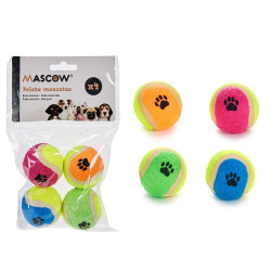 SET 4 PALLINE PICCOLE ANIMALE DOMEST
