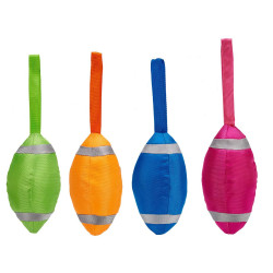 JOUET A MORDRE FORME BALLON RUGBY MIX 4